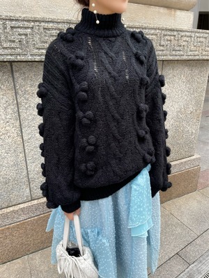 【予約】kurumi knit / black (12月中旬発送予定)