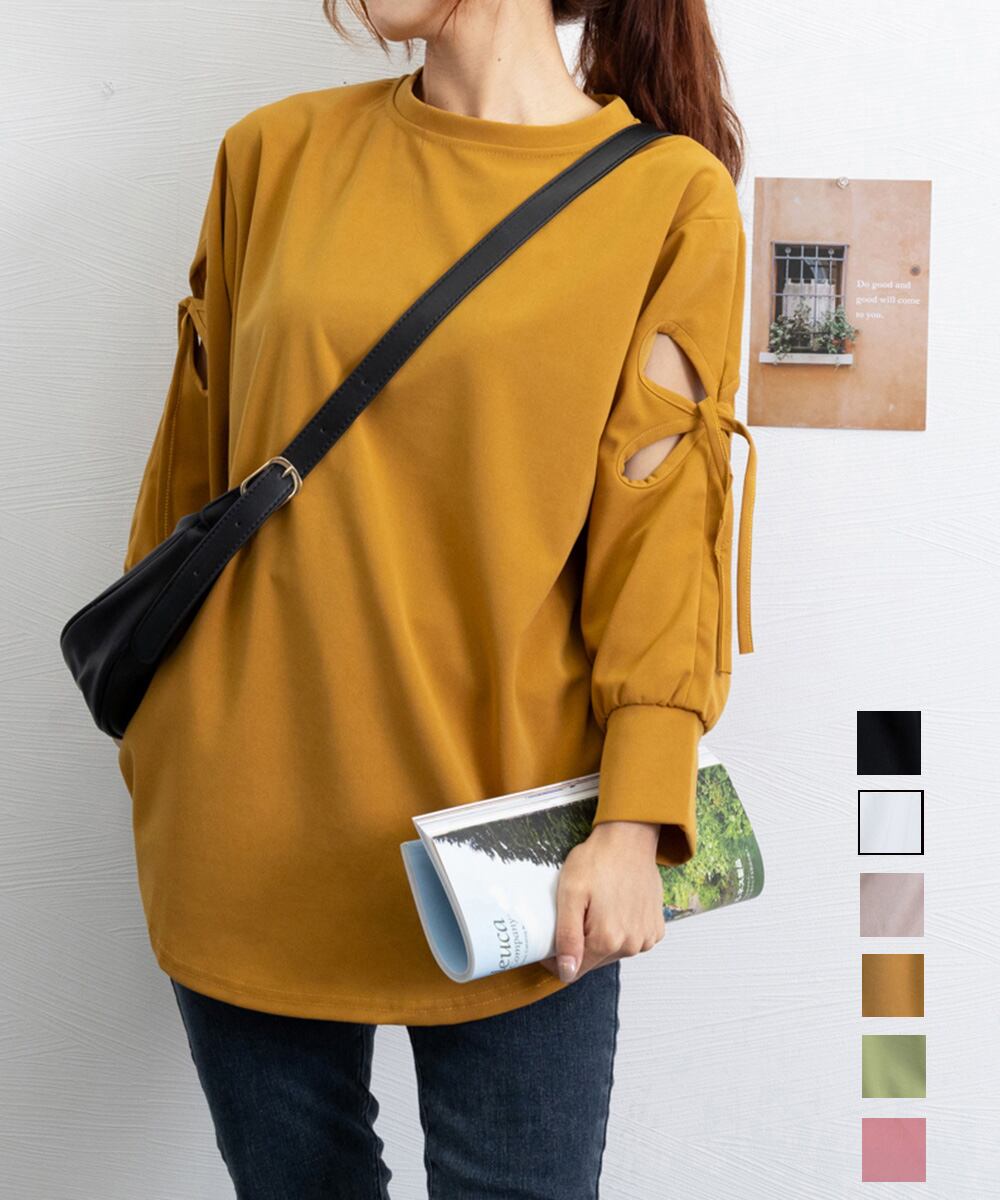 Tシャツカットソー ゆったりトップス  A21644249