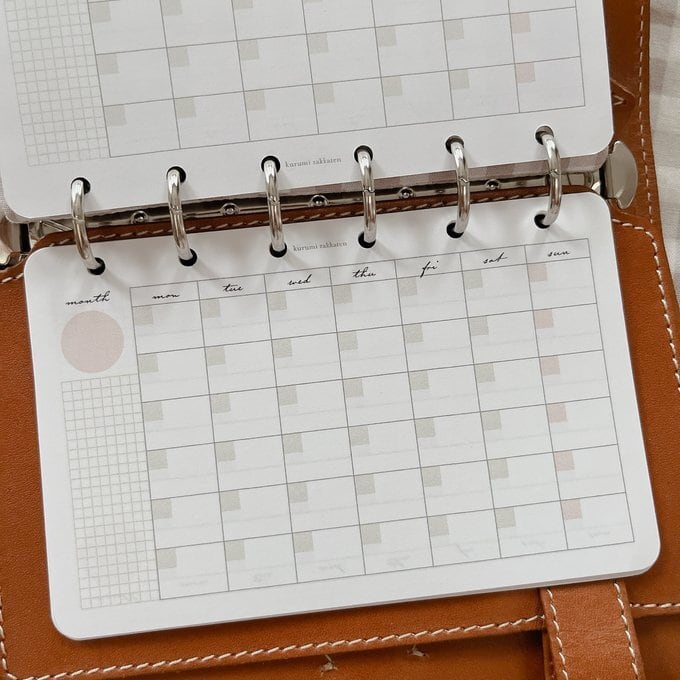 ミニ6穴サイズ/フリーマンスリーブロックリフィル（ヨコ型） | Pay ID