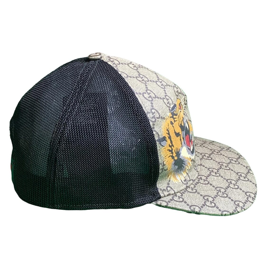 GUCCI グッチ GGスプリーム キャンバス メッシュ タイガープリント XL 