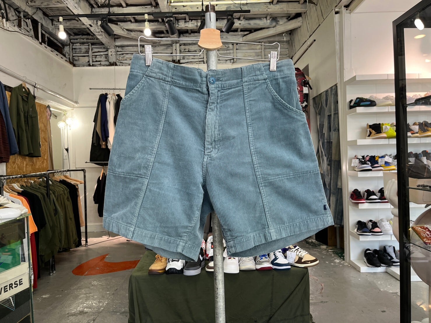 DESCENDANT TETTY CORDUROY SHORTS BLUE 3 191TQDS-PTM02 92187