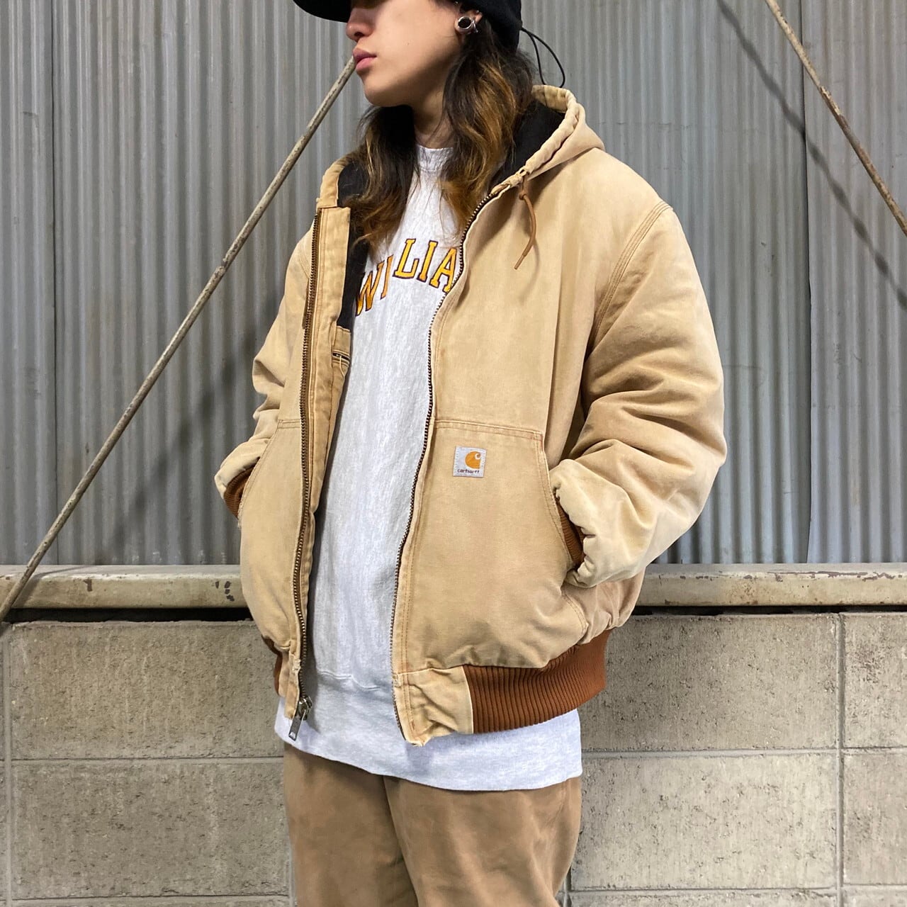 80年代 カーハート Carhartt ダック地ワークジャケット USA製 メンズXL