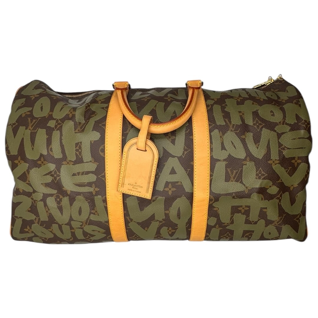 LOUIS VUITTONキーポル50 M92197 モノグラム グラフィティ ヴィトン モノグラム・グラフィティ キーポル50 M92197 AP049264｜中古