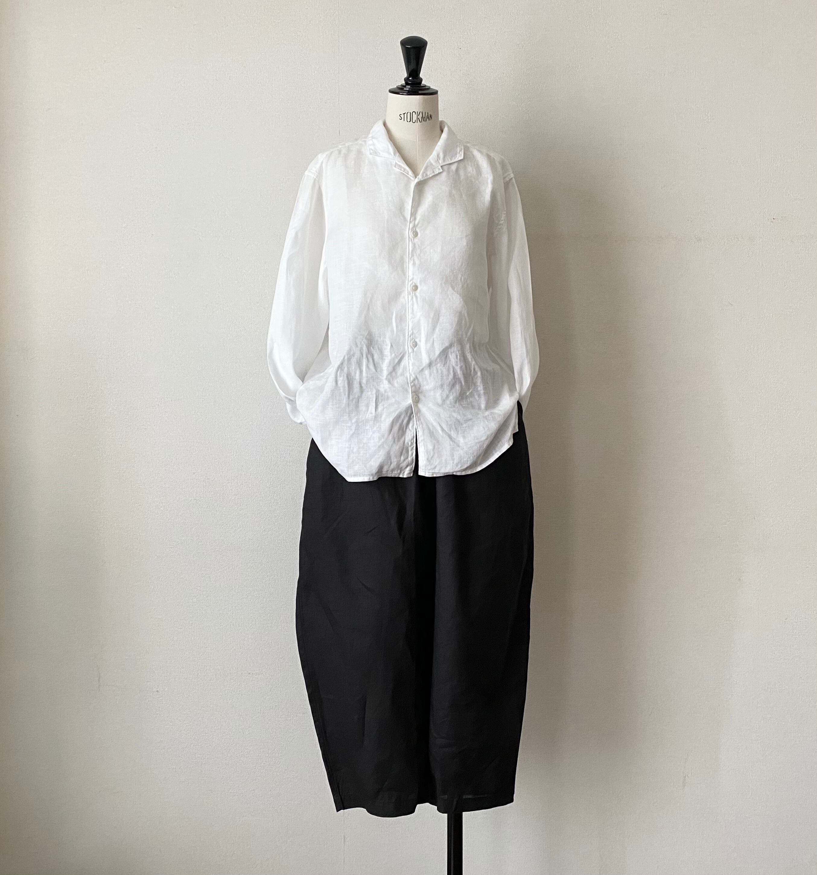 再入荷】MITTAN 大麻開襟シャツ 白 SH-117 ユニセックス | Herios