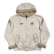 CAPTAIN SANTA キャプテンサンタ YACHT CLUB ボア付き スウェット パーカー ジャケット L/ホワイト/ジョイマークデザイン/日本製