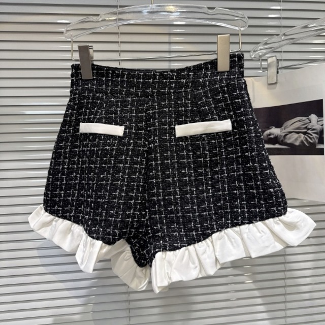 ツイード フリル ショート パンツ 237807