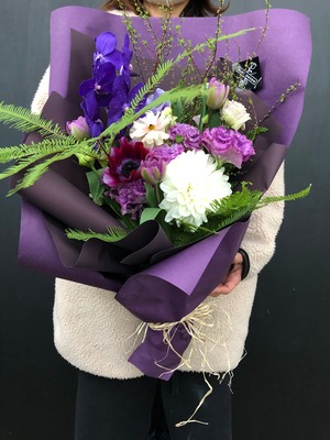 花束purple M