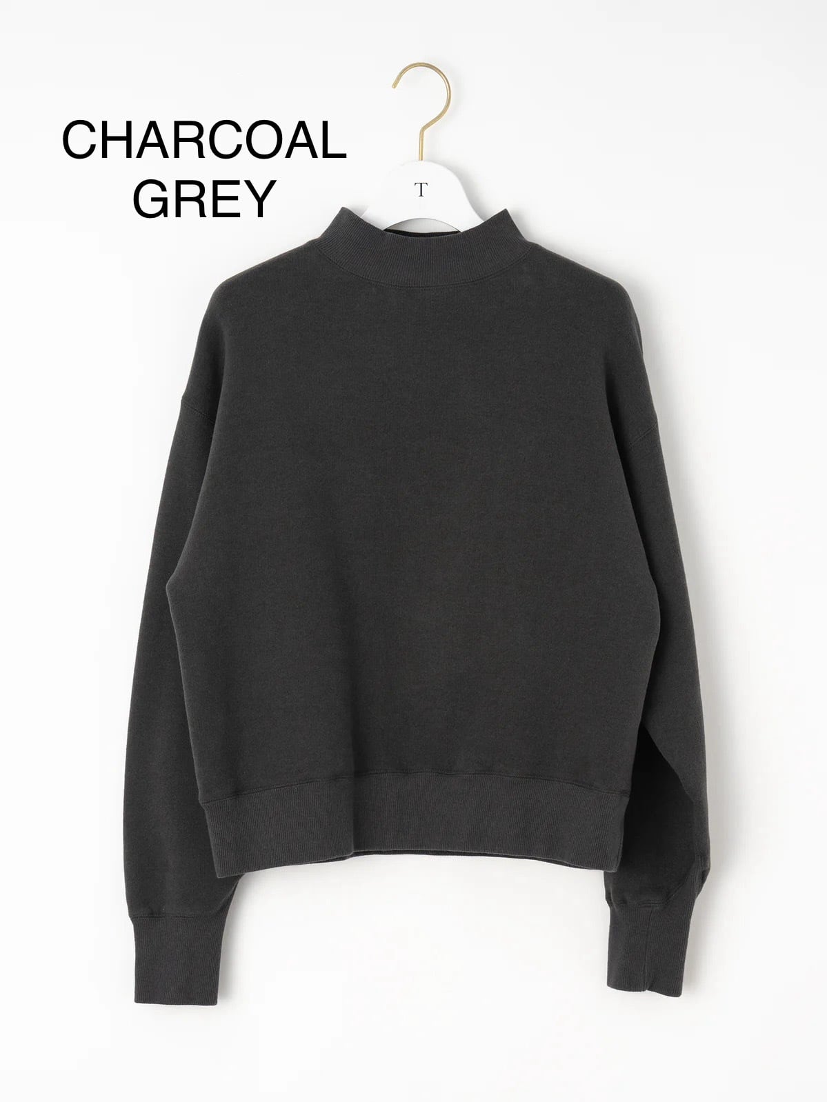 TICCA / ダウニーウラケハイネックプルオーバー | anouk