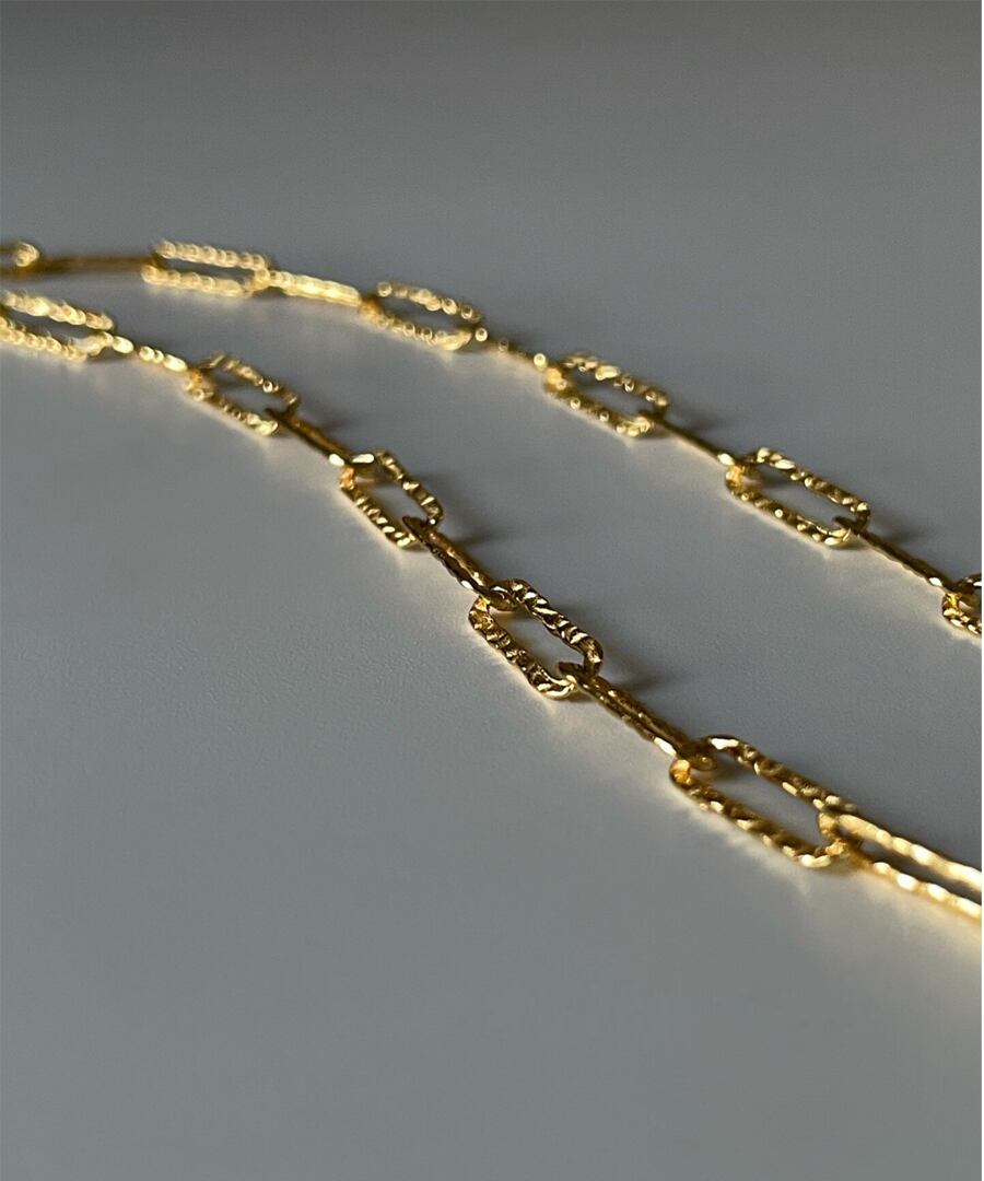 チャンキーチェーンネックレス【e-70434】