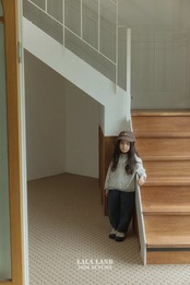 韓国子供服 / LALALAND / 26Autumn / モモ フード スウェット / 秋服 / キッズ *XS~XL*