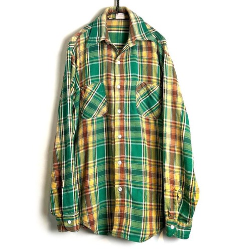 [BIG MAC] Vintage Heavy Ounce Cotton Flannel Shirt [1970s-] Vintage Cotton Flannel Shirt