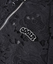 COOLAロゴレースブルゾン (BLACK)　CQ-46049