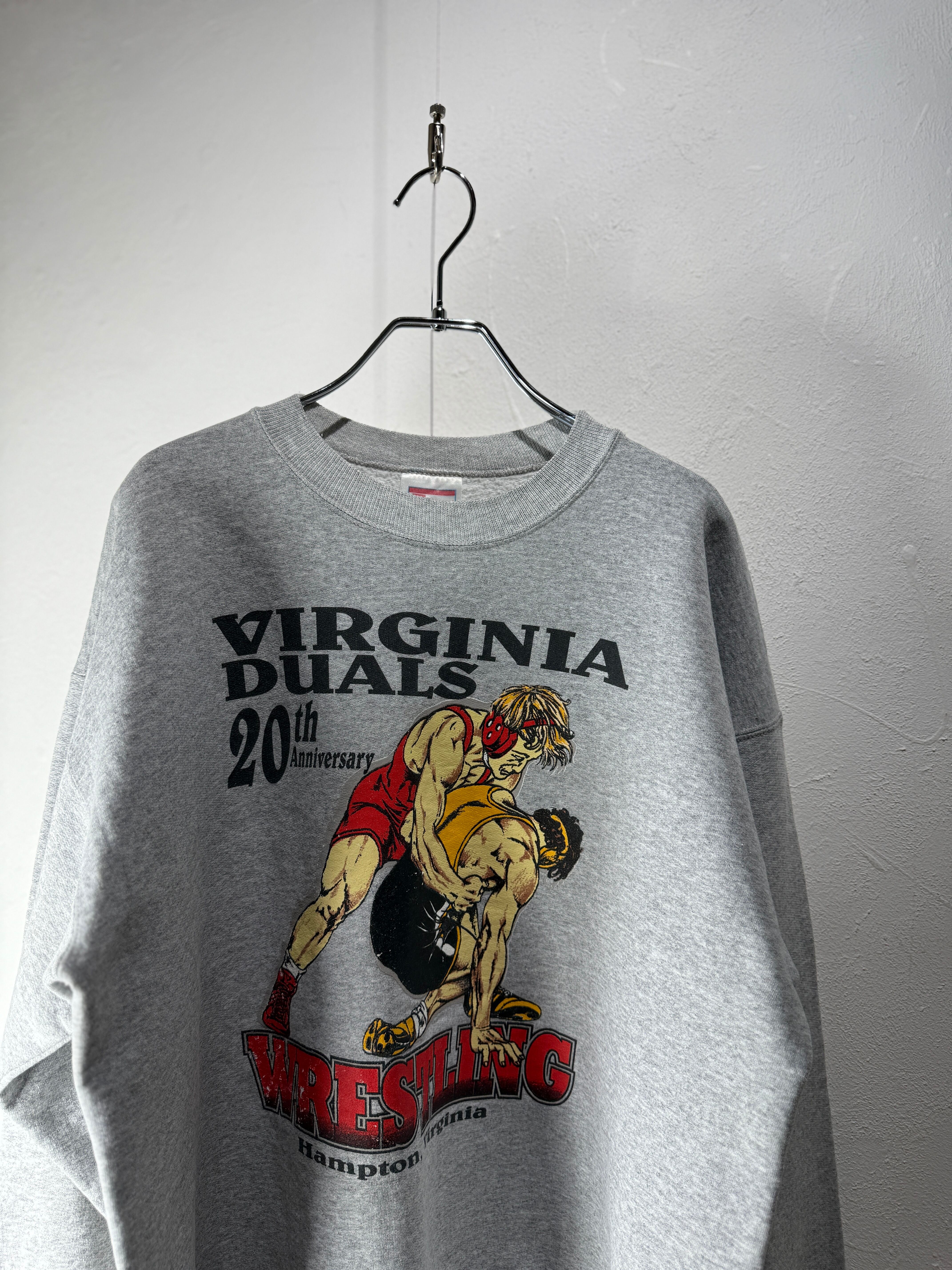 90’s USA Made “Virginia Duals” 20th Anniversary Wrestling Sweatshirt