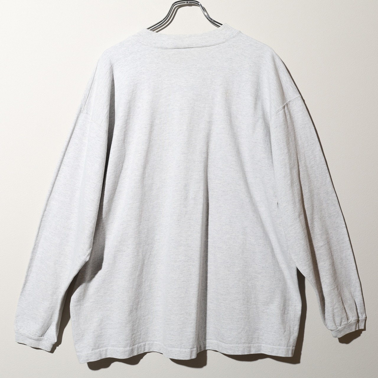 極美品 XL USA 90s Harborside Graphics カヌー 杢グレー L/S Tシャツ 長袖 ハーバーサイドグラフィックス