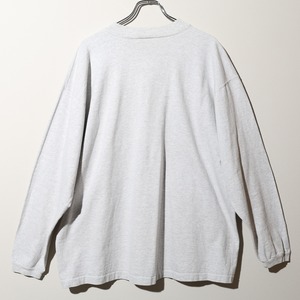 極美品 XL USA 90s Harborside Graphics カヌー 杢グレー L/S Tシャツ 長袖 ハーバーサイドグラフィックス