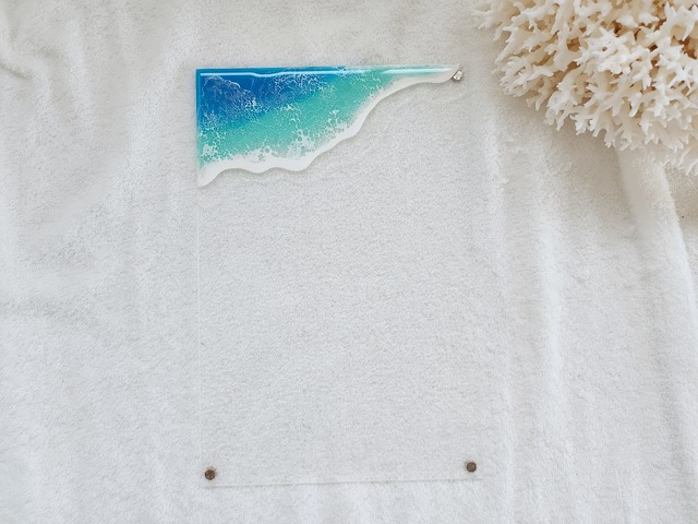 165.オーシャンレジンアート アクリルボード(マーカー付き)