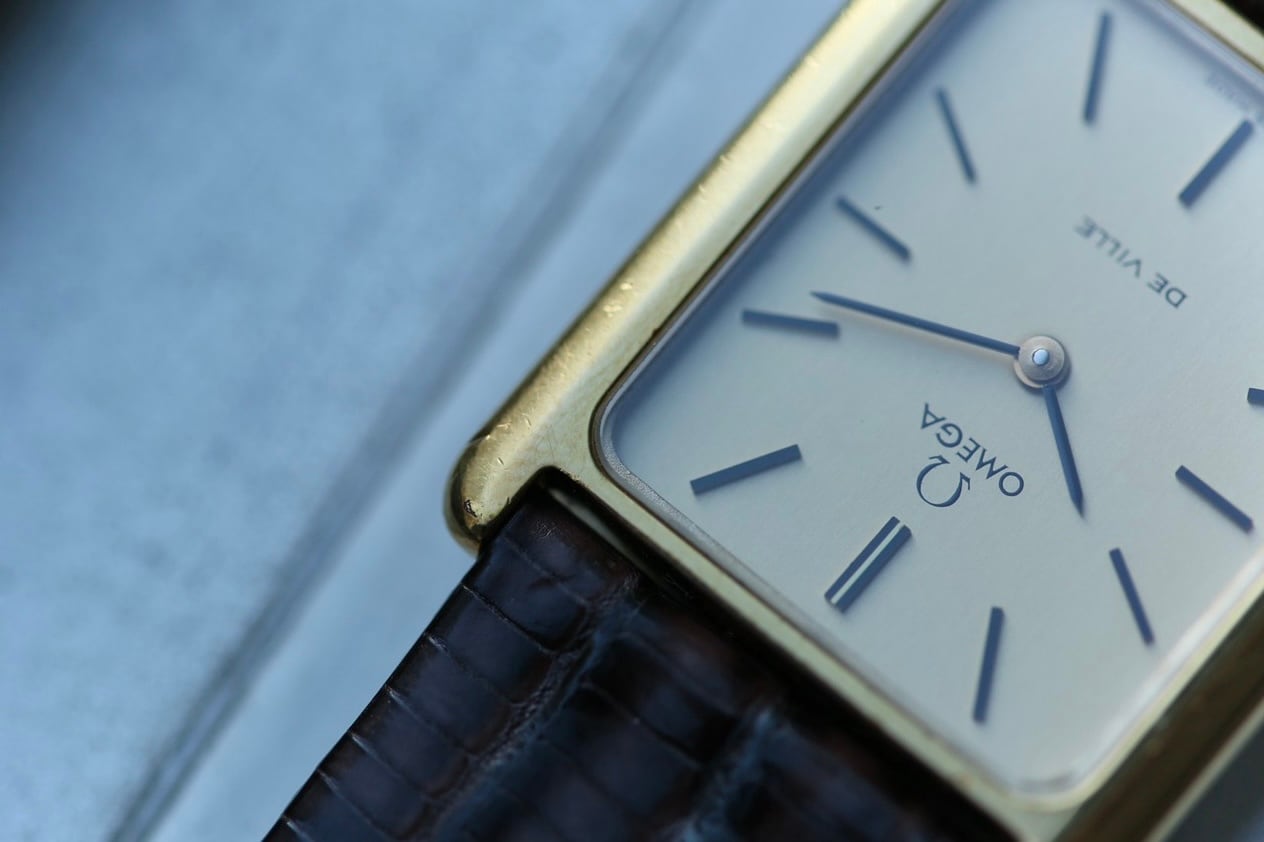 OMEGA】 1972年製 デヴィル タンク型 H型レクタンギュラー バー