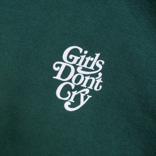 Girls Don't Cry Logo Hoodie GREEN 緑 Mサイズ