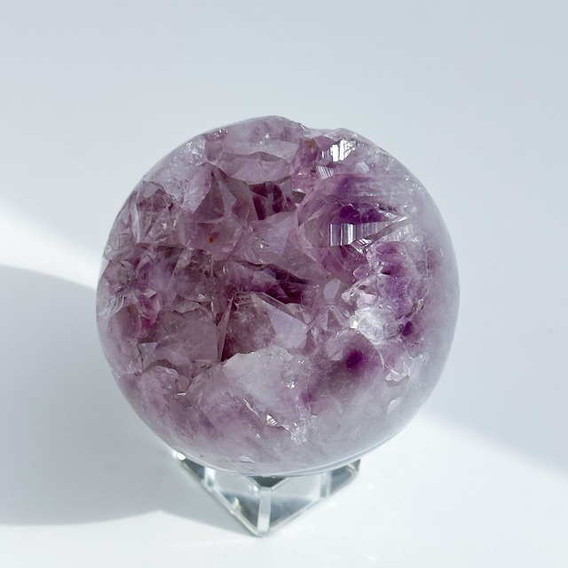ウルグアイ産アゲート×アメジスト スフィア（丸玉）44◇Agate×Amethyst ◇天然石・パワーストーン