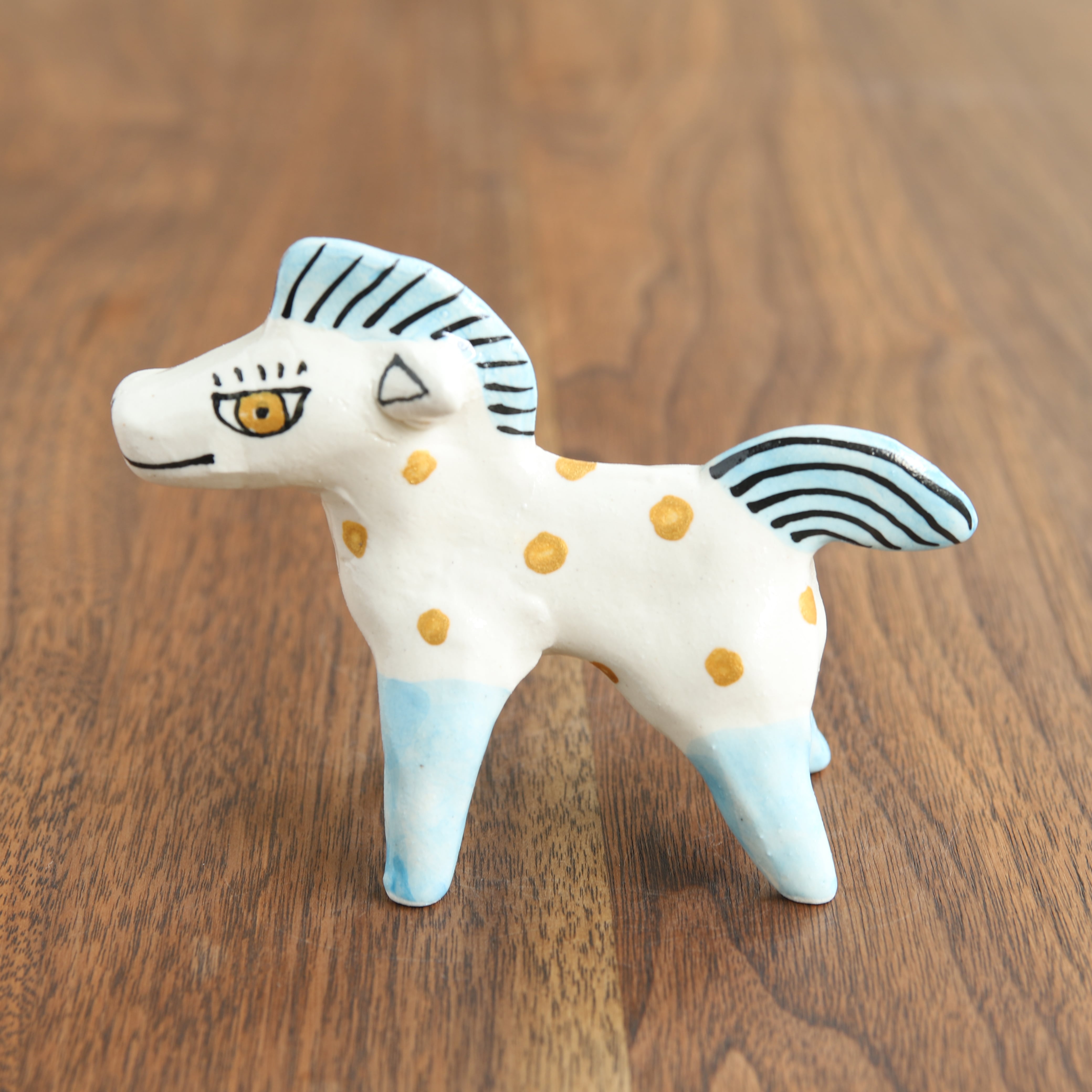 山口祥治 干支フィギュア 午(ウマ)「ウマジャロウ UJ-9」 工房:喜鶴製陶(有田焼)