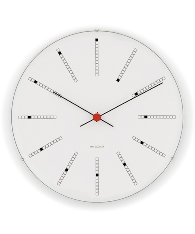 【ARNE JACOBSEN】 Wall Clock Bankers 290mm 43640