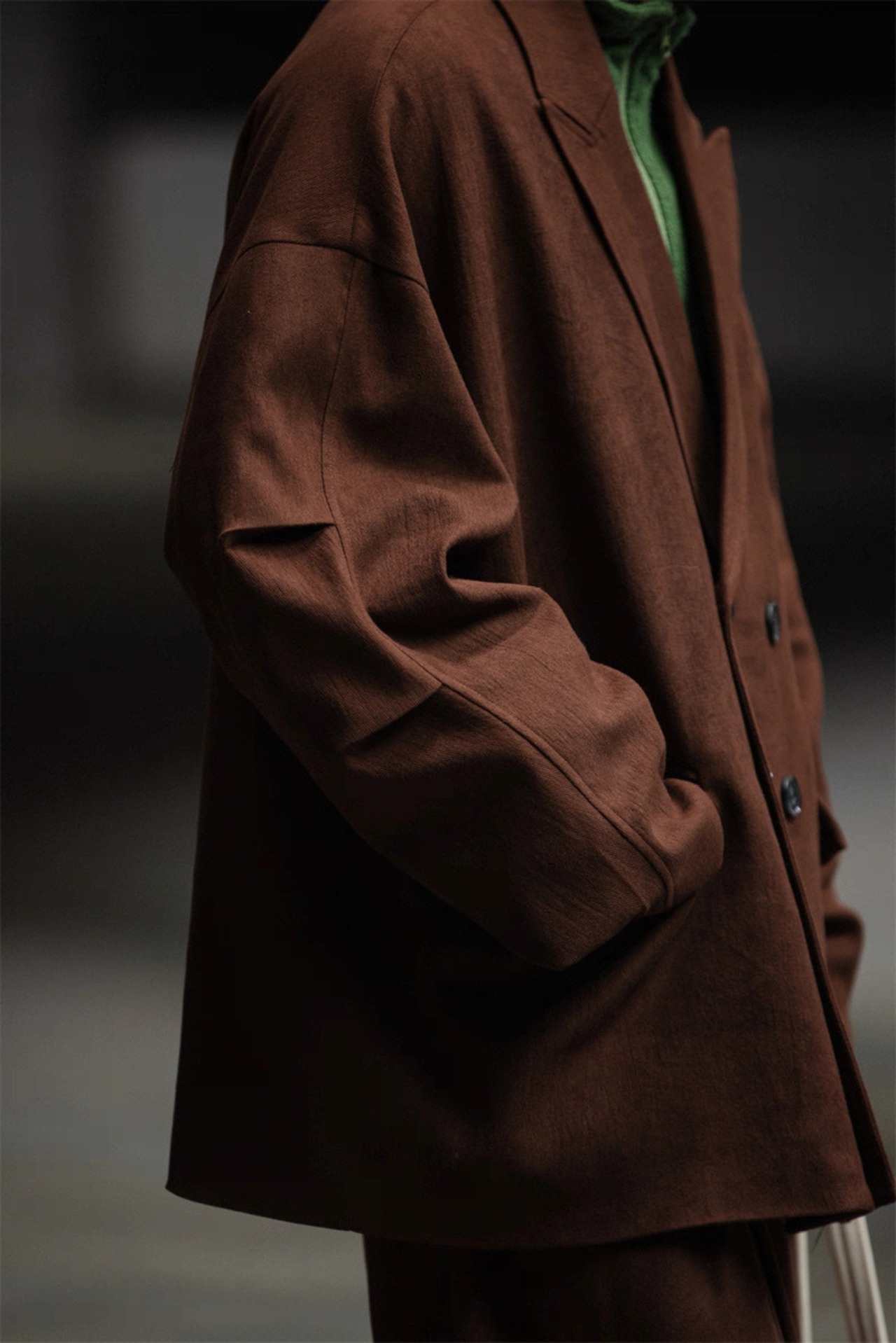 over size casual jacket