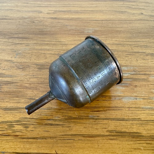 #1203【1940年代】ビンテージ コールマン ファンネル 銅製