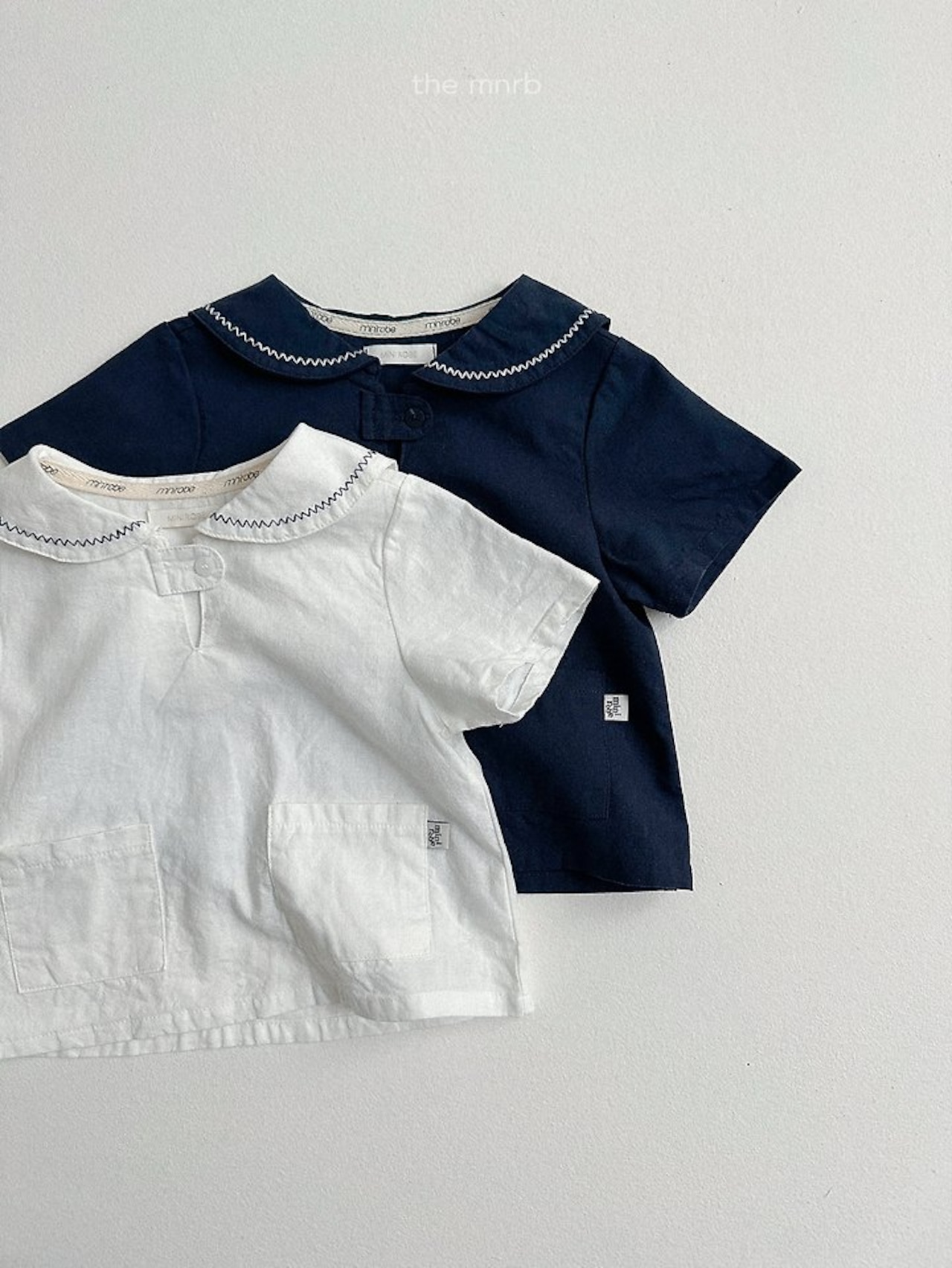 [the mnrb] Point Sera Shirt / [미니로브] 포인트세라셔츠