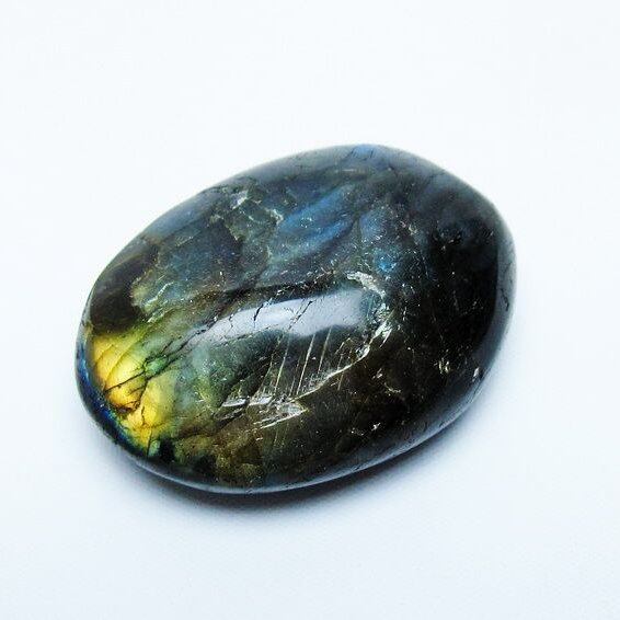 ラブラドライト 原石 タンブル 一点物 171-6138