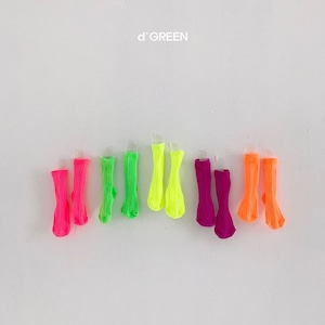 dgreen ( ディグリーン) neon socks ネオン　ソックス　