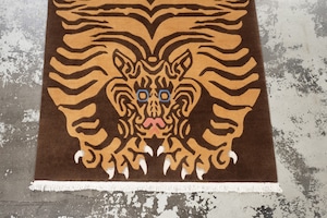 Tibetan Tiger Rug 《Lサイズ•ウール154》チベタンタイガーラグ