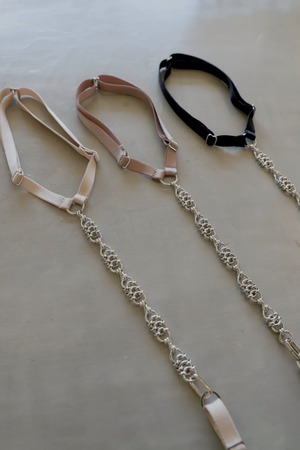 Strap Chain Harness / MILKY WHITE