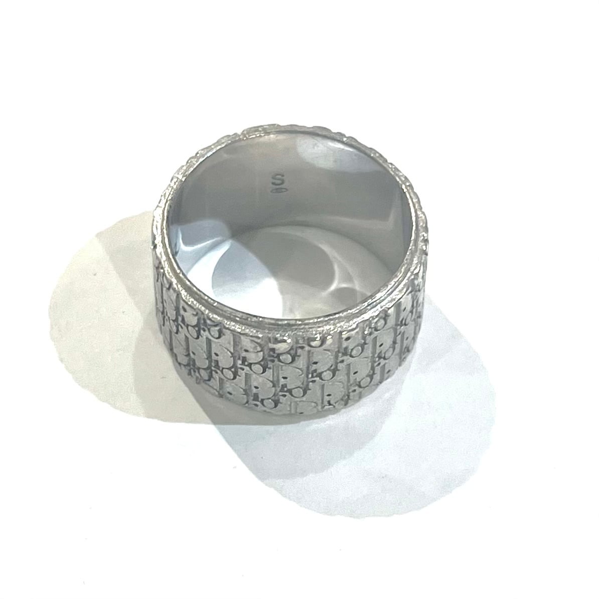 DIOR】Christian Diorオブリーク シグネットリング／スターリング