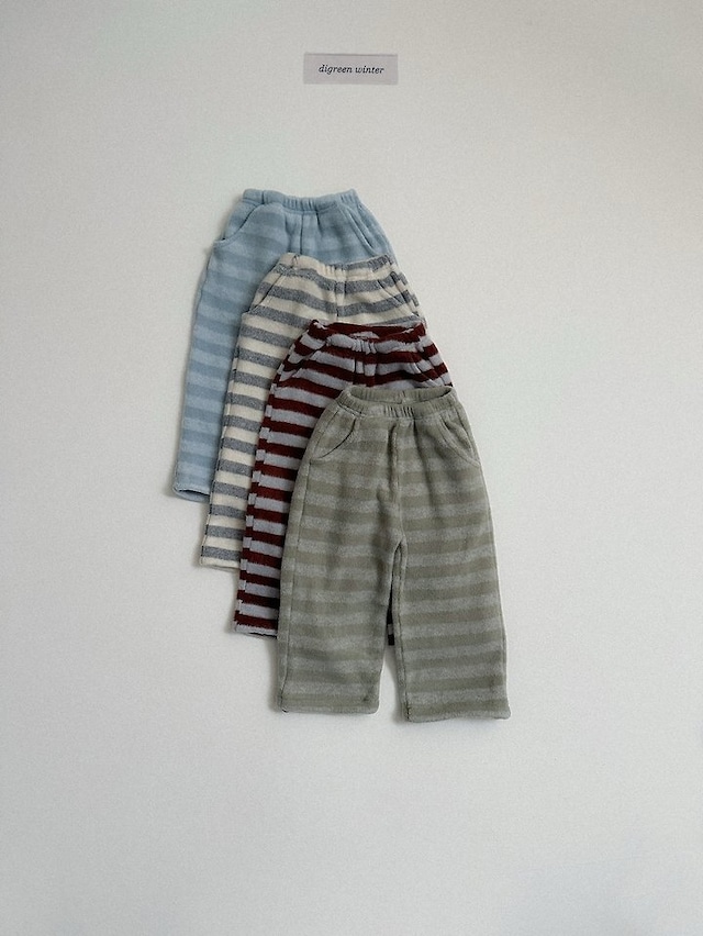 〖取寄〗韓国子供服 / 26winter / Digreen / ヒートストライプパンツ / キッズ / 冬服 *S~2XL*