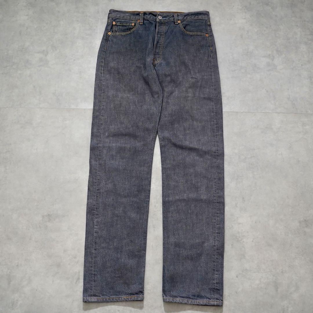 リーバイス501 Levis W34 ブルーデニム 青 90s 古着 15911