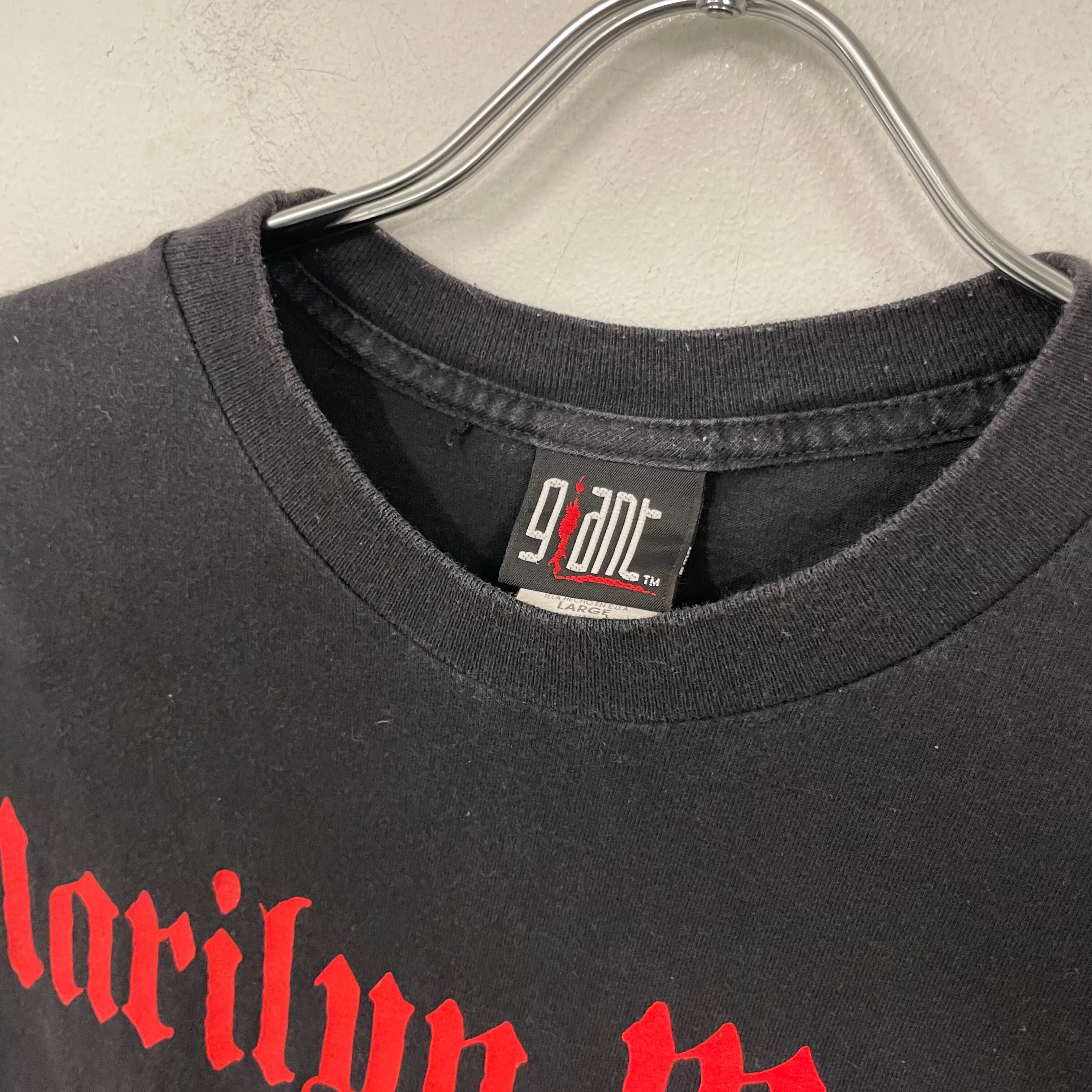 01s Marilyn Manson used s/s tee SIZE:L S1 | one day store