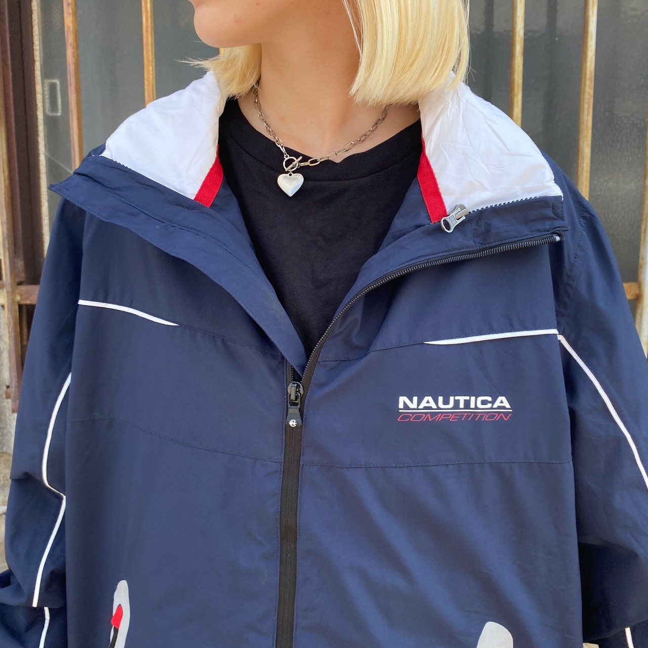 nautica ノーティカ フード収納型 ウィンドブレーカー セーリング 