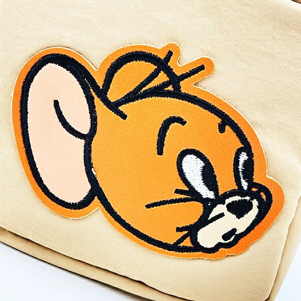 トムとジェリー ジェリー アップリケスクエアポーチ | キャラクター