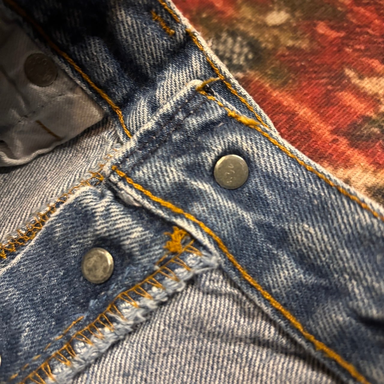 80s USA製 Levi's 501 ハチマル 後期 デニムパンツ W33 L36 W80cm