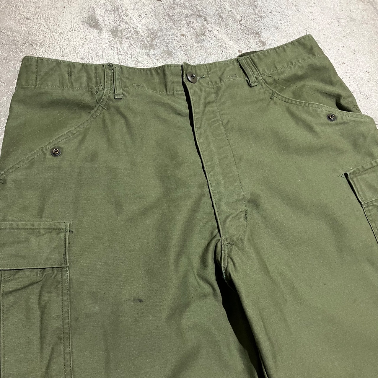 60s US ARMY / アメリカ軍 M-65 フィールドトラウザーズ アルミジップ  