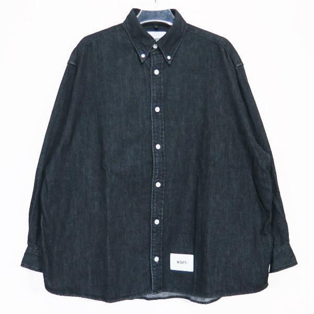 美品Wtaps BD 04 粗く / LS / Denim Indigo /XL