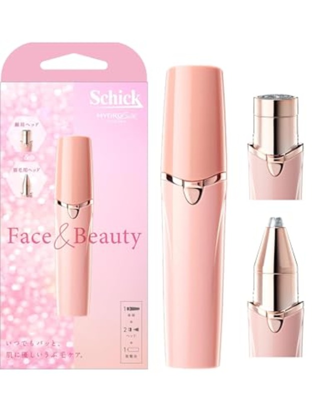 Schick(シック) ハイドロシルク Face & Beauty 女性用 フェイスシェーバー 顔 眉 スティックタイプ 1個 (x 1) シェーバー レディース カミソリ　うぶ毛
