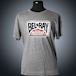 ベルレイ　メンズ・アメリカン・メイド・Tシャツ（グレー）　Mens American Made T-Shirt (Gray)