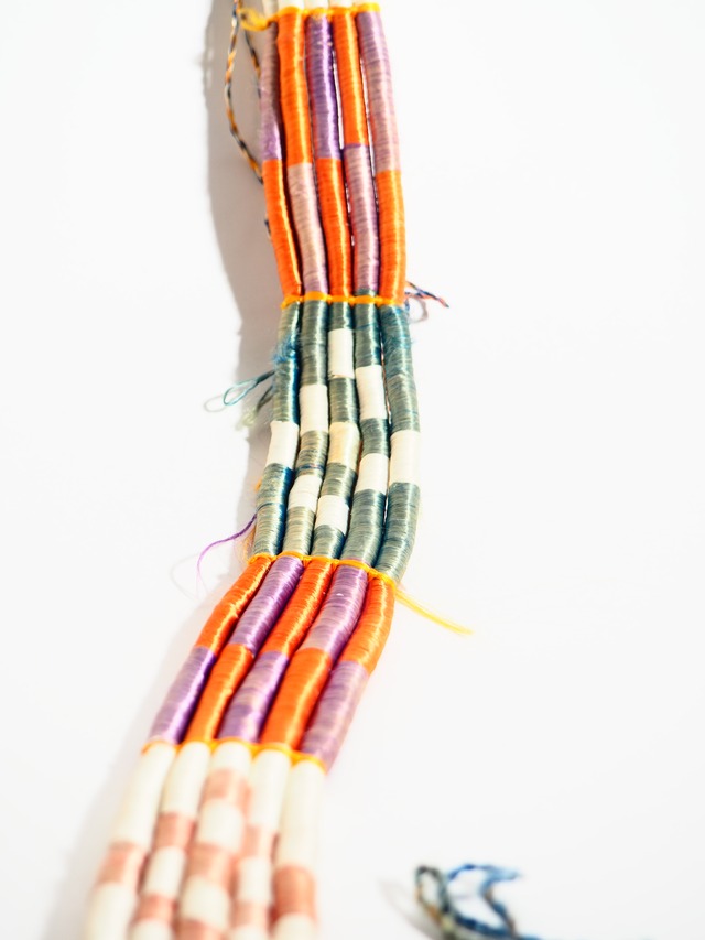 Long woven wall art object