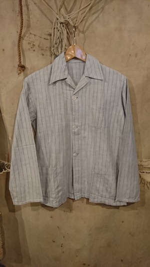 VINTAGE FRENCH PAJAMA SHIRT