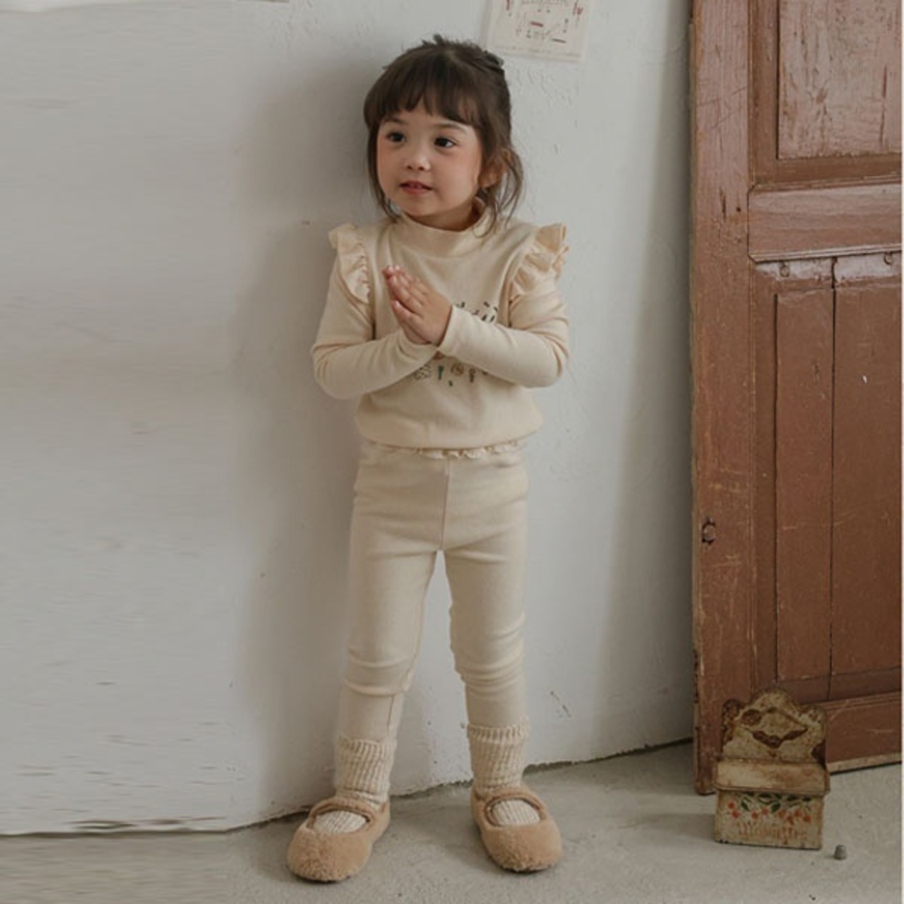 韓国子供服 / 26winter / puella FLO / ティティレギンス / キッズ / 冬服 *90~140*