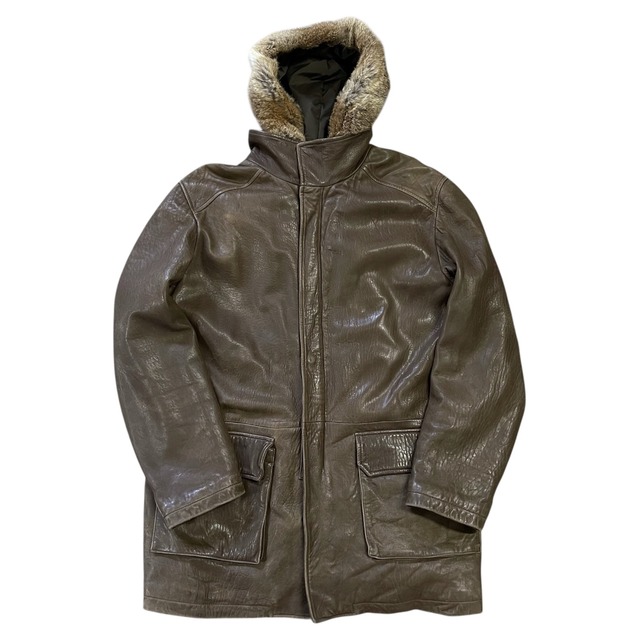 c/d/p ライナー付き レザージャケット