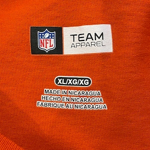 【NFL】デンバーブロンコス Tシャツ DENVER BRONCOS ロゴ プリント ビッグサイズ XL us古着 アメリカ古着