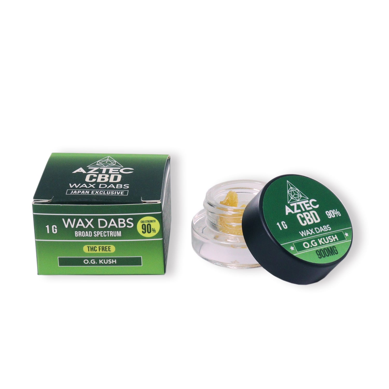 BROAD SPECTRUM】CBD90% CBD WAX CBD900mg 〈O.G KUSH〉 | AZTEC CBD