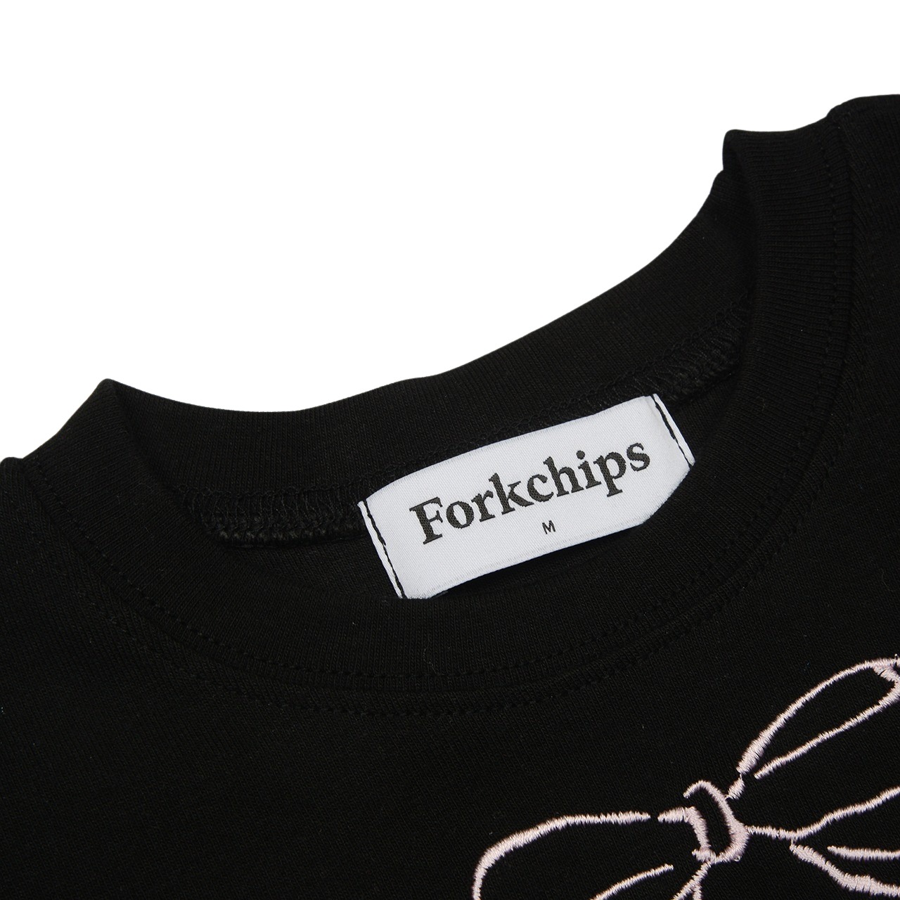 [FORKCHIPS] Horse Embroidery T-shirt / [포크칩스] 홀스자수티셔츠